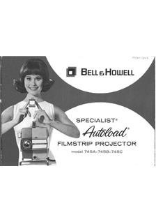 Bell and Howell 745 manual. Camera Instructions.